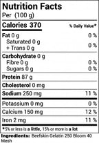GELATINE POWDER (250 Bloom)- 5.5lb