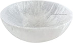 Amazing Gemstone Selenite Bowl - 4" Round Selenite Crystal to Charge your Healing Stones and Crystals - Selenite Charging Plate Bowl
