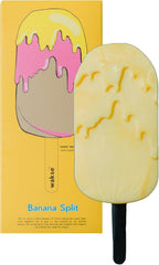 Wakse Banana Strawberry Hard Wax Pop, 4.5oz, Hair Removal Wax For Face and Body