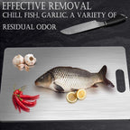 Titanium Cutting Board Set of 3-100% Pure Titanium Cutting Boards for Kitchen - Cutting Edge Hygiene & Durability, Easy to Home Cooking (S+M+L)