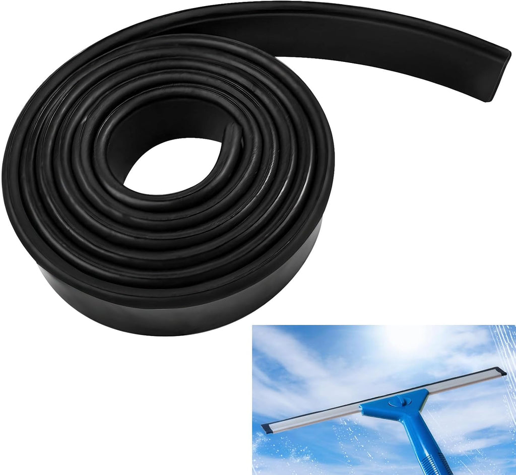 Premium Silicone Squeegee Rubber Replacement - 41in Roll | Versatile Squeegee Blade for Shower, Window & Glass Cleaning