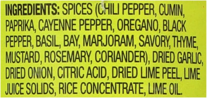 Dash Salt-Free Seasoning Blend, Fiesta Lime, 2.4 Ounce