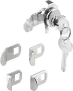 Prime-Line S 4140 Mailbox Lock – Replacement, Multipurpose Mailbox Lock for Several Brands – ILCO 1003M Keyway, Opens Counter-Clockwise with 90º Rotation, Nickel Finish (1 Set)