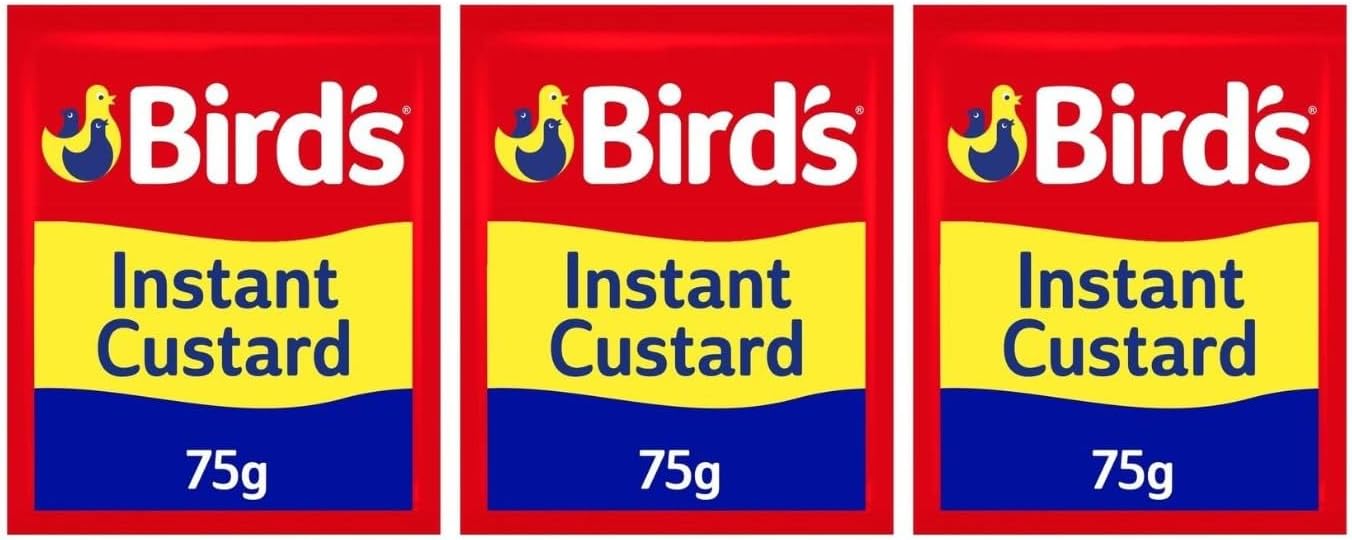 Birds Instant Custard Triple Pack Original Birds English Powder Imported From The UK England The Best Of British Powder Triple Pack