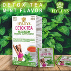 Hyleys Detox Tea for Cleanse - Green Tea with Mint, Ginger & Fennel - Supports Digestion & Detox - 25 Tea Bags (1 Pack)