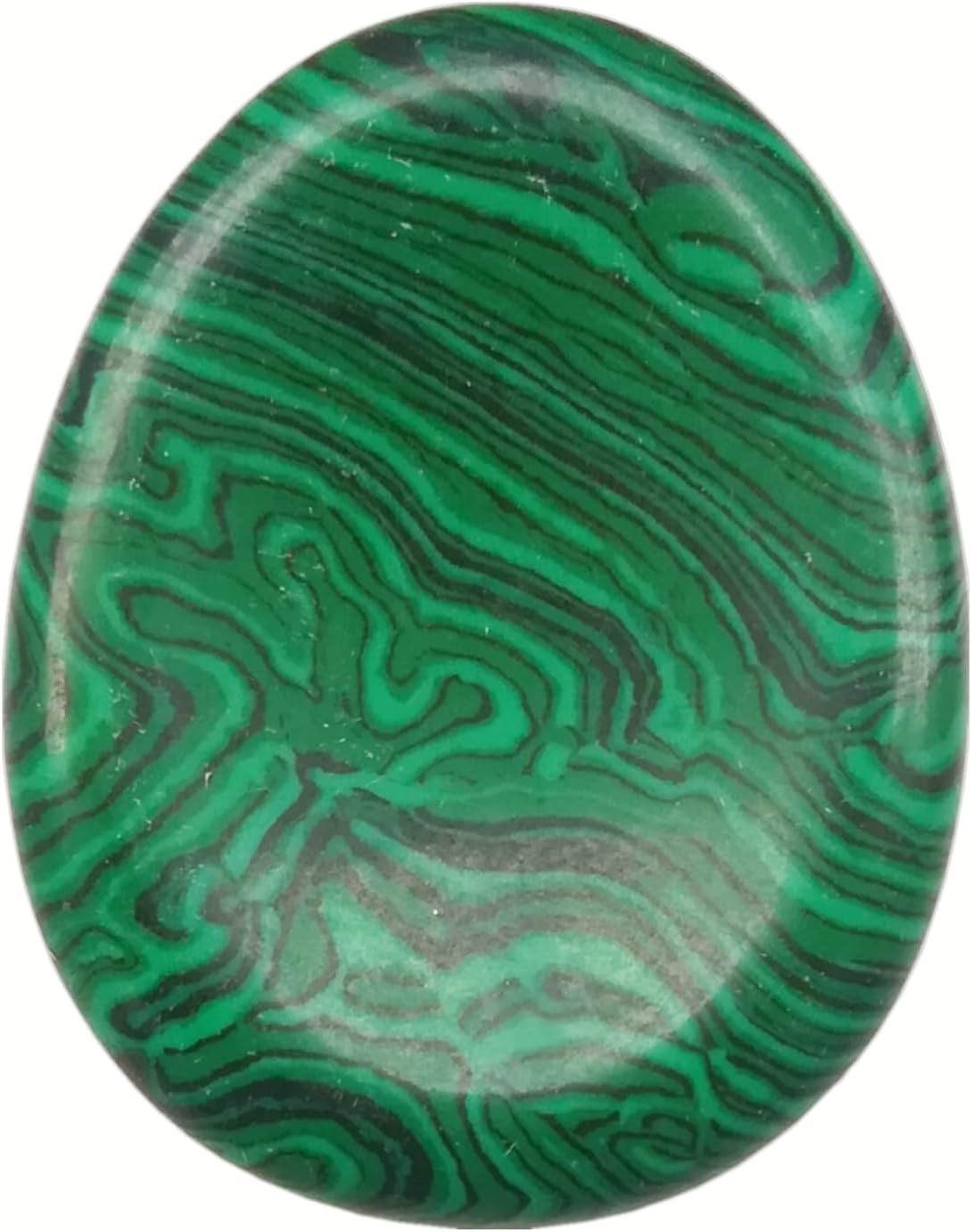 Synthetic Malachite Water Drop Chakra Thumb Worry Crystals and Healing Stones,Stress Relax Reiki Crystal Pocket Palm Stones