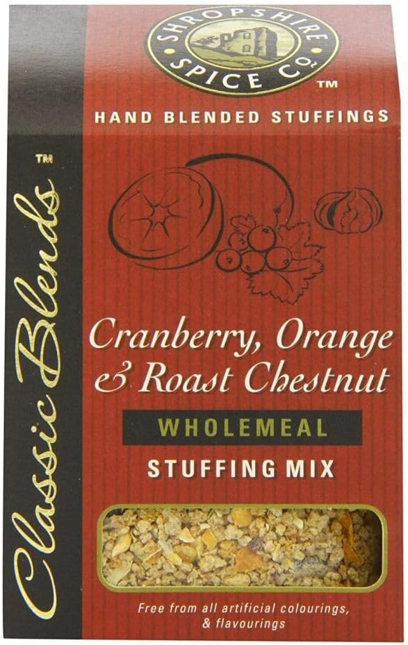 Shropshire Spice Co. Cranberry, Orange & Chestnut Stuffing Mix 150g