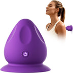 Mountable Massage Ball with Suction Base, Sports Relaxation Muscle Massage Tool, Deep Tissue Trigger Point Massager (Purple)