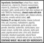 Cheez-It Baked Snack Crackers, Lunch Snacks, Smoked Cheddar, 12.4oz Box (1 Box)