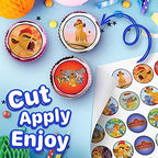 30 x Edible Cupcake Toppers – Brave Lion Guardians Inspired Collection of Edible Cake Decorations | Uncut Edible on Wafer Sheet