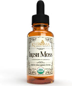 Organic Irish Moss - 2 oz in Glass Bottle - Khroma Herbal Products - Organic Sea Moss