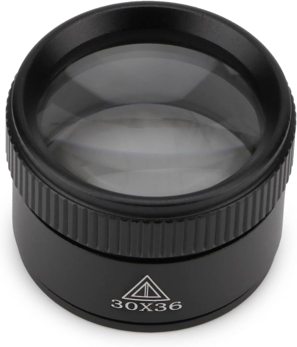 30X Portable Handheld Magnifier Optics Lens Loupes Magnifiers Dome Magnifying Glass for Jewelry Scope Stamps Seniors Reading Newspapers Crafts Watch Repair (30X 36MM)
