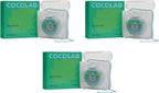 Cocofloss Expanding Woven Dental Floss by Cocolab, Waxed Tooth Floss for Daily Oral Care, Coconut Oil Infused, Vegan, for Adults and Kids, Mint Scent, 3 Pack
