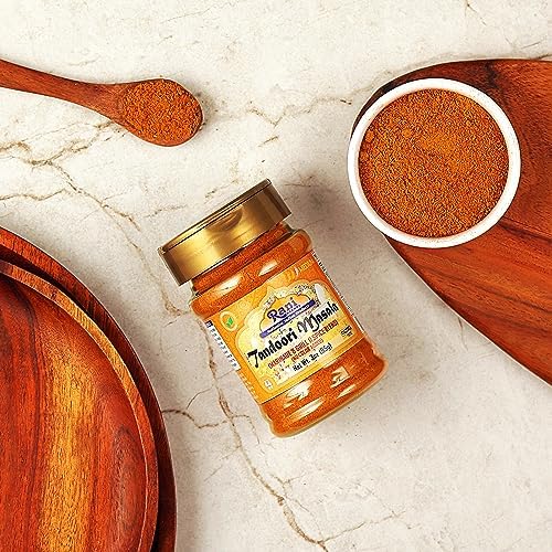Rani Tandoori Masala (Natural, No Colors Added) Indian 11-Spice Blend 3oz (85g) PET Jar ~ Salt Free | Vegan | Gluten Friendly | NON-GMO | Kosher | Indian Origin
