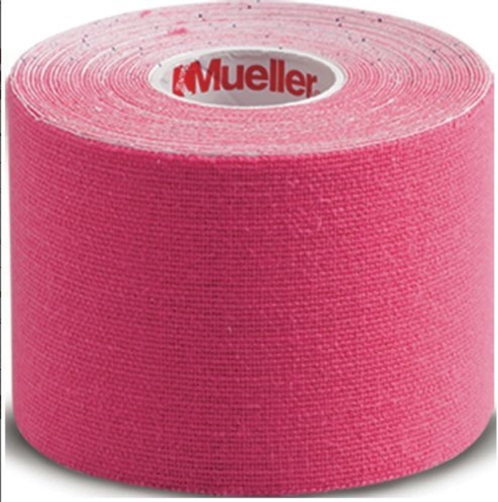 Mueller Kinesiology Tape Pre Cut Strips Pink Roll