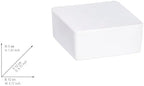 WENKO Cube Refill for Dehumidifier, Humidity and Moisture Absorber for Bathroom, Bedroom, Garage, Closet, 2800 Cubic Feet of Reach, 2.2lbs, 4.72 x 1.97 x 4.72 inch, Large, White
