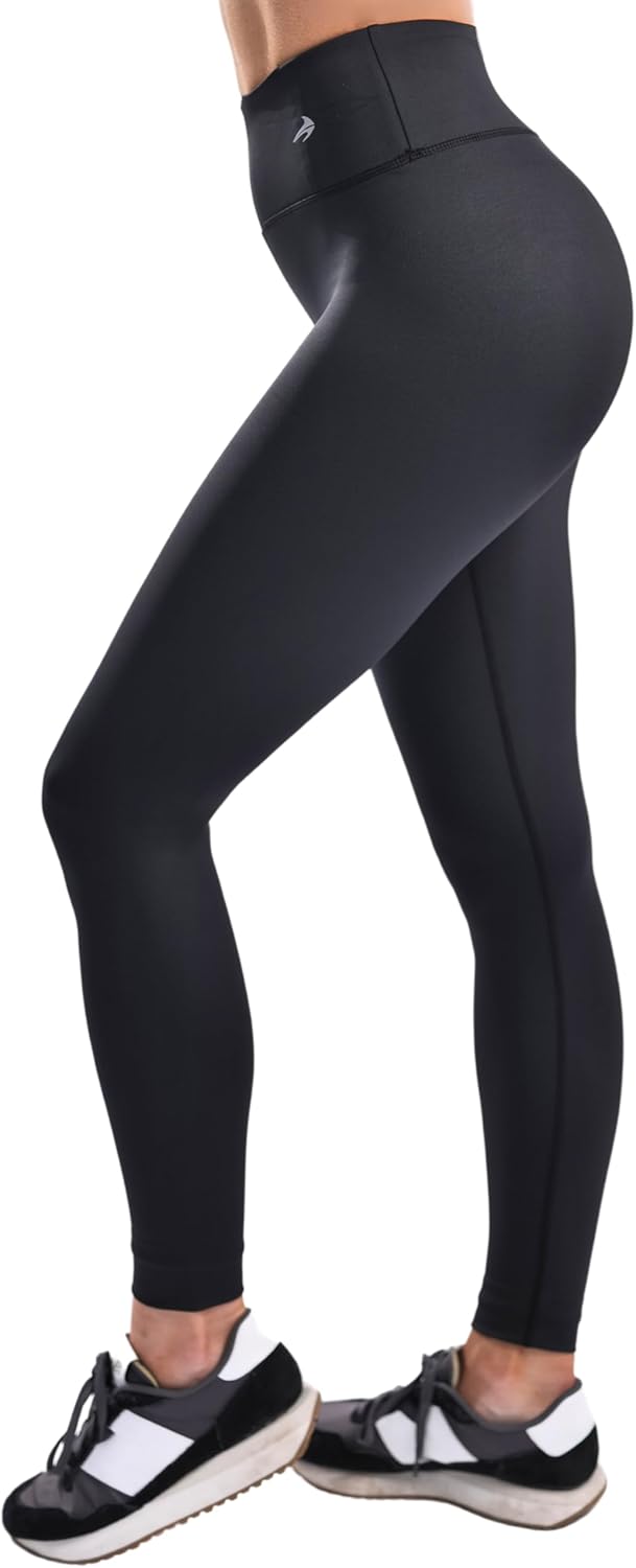 CompressionZ Women's Compression Leggings High Waisted Performance Shaping Gym, Pilates, Travel, Yoga, Workout Pants