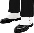 Gangster Spats for Men Roaring 20's Gangster Spats Costume Accessory 1920s Accessories Gangster Spats Shoes Covers