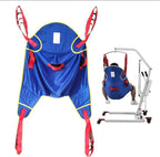 Toileting Sling, Stair Transfer Belt with Adjustable Height to for Nursing Elderly Disabled Full Body Lifter Four Point Sling