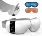 HubiCare Ultra Quiet with Double Pad Eye Massager, under 30dB Heat & Cooling for Enhanced Comfort, Airbag and Bluetooth Music for Dark Circles, Dryness, Relieve Strain and Migraine Relief Relaxation