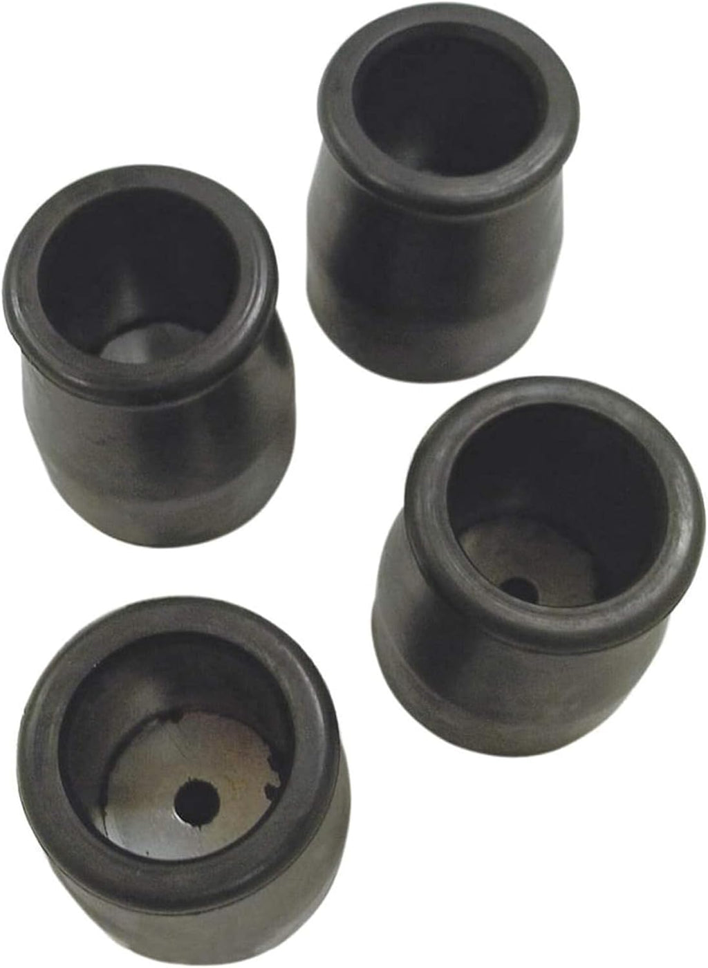 Cotterman GripTips™ rolling warehouse ladder rubber feet, crutch tip kit 1" tube set of 4, replacement feet or crutch tips for rolling ladders and stands.