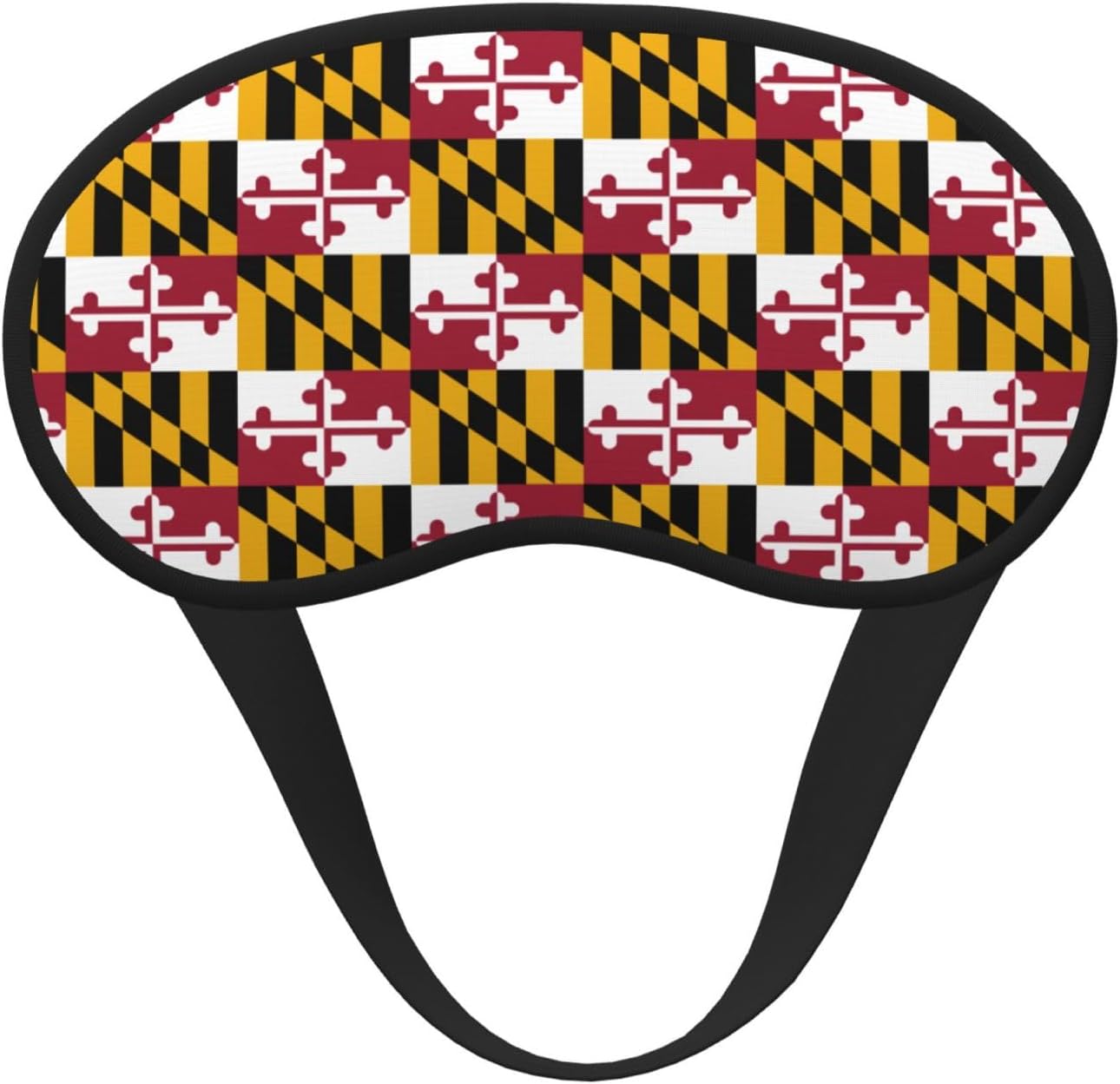 Maryland State Flag Sleep Mask 100% Light Blocking Eye Mask for Sleeping, Sleep Mask for Unisex for Travel/Nap