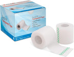 HEALQU Surgical Transparent Tape for Wound Care, Tubing, First Aid Supplies - 3" x 10yd Box of 4 Breathable, See Through, Microporous Waterproof Tape with Gentle Adhesion and Easy Monitoring