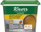 Knorr Professional Ultimate Low Sodium Chicken Paste Base Gluten Free, No Artificial Flavors or Preservatives, No MSG added, Colors from Natural Sources, 1 Pound (Pack of 6)
