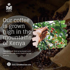 Nairobi Harvest Medium Roast Organic Ground Coffee - Medium Roast, Strong and Bold Taste, Strong Intensity - Premium Quality Roasted Coffee (12Oz Pack)