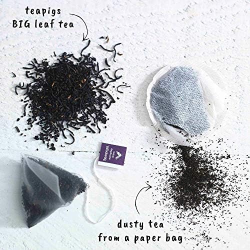 teapigs Black Tea Bags Made With Whole Leaves Pack of Tea Bags, english breakfast, 50 Count (5423)
