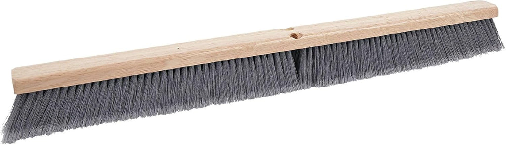 Boardwalk 20436 Floor Brush Head, 3" Gray Flagged Polypropylene, 36"