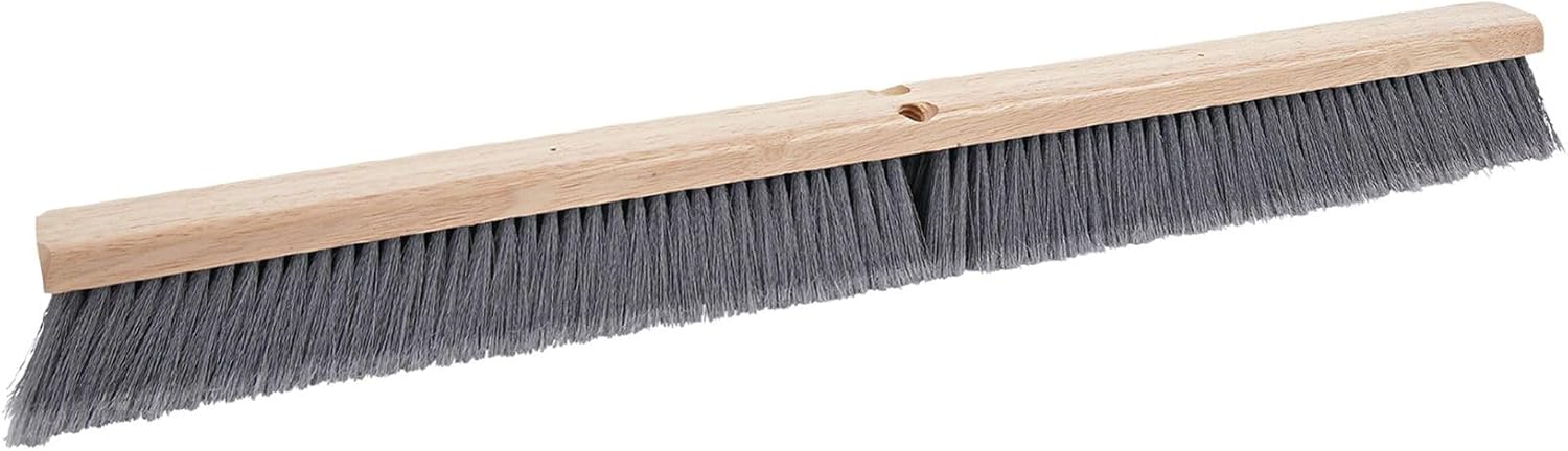 Boardwalk 20436 Floor Brush Head, 3" Gray Flagged Polypropylene, 36"