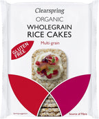CLEARSPRING Organic Multigrain Rice Cakes, 130 GR