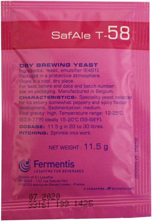 Fermentis TJ-5D3U-VYVQ Safbrew T-58 (11.5 g Pack)