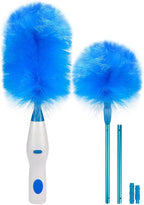 Electric Duster Brush-180°Electric Duster Multi-Function Automatic Electrostatic Adsorption Brush Cleaning Tool for Furniture, Window and Bookshelf