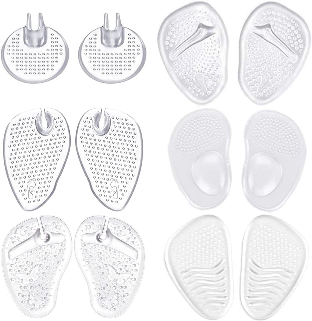 6 Pairs Flip Flop Pads, Gel Cushion for Heels, Sandals, Slippers