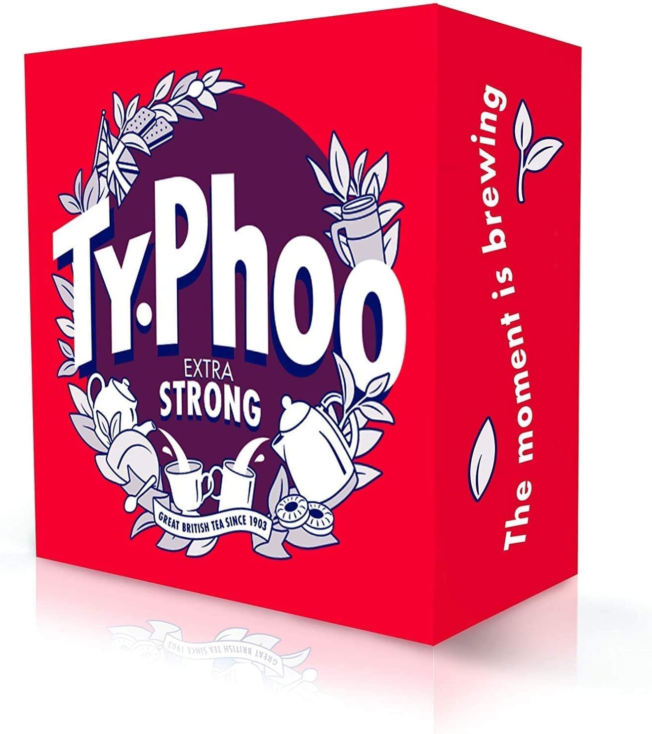 Typhoo Extra Strong - Tea Bags 80 Foil Fresh Teabags
