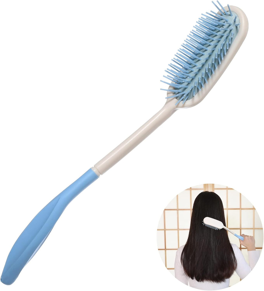 Fanwer 14" Long Reach Hairbrushes,Long Handle Brush,Beauty Hair Applicable to elderly and hand-disabled people inconvenient upper limb activities