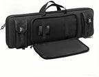 KOKKOYA Soft Gun Case for Rifles and Shotguns Long Scoped Rifle Range Bag Backpack 47" 36" with Tactical Pockets Durable Oxford Fabric Adjustable Sling Dual