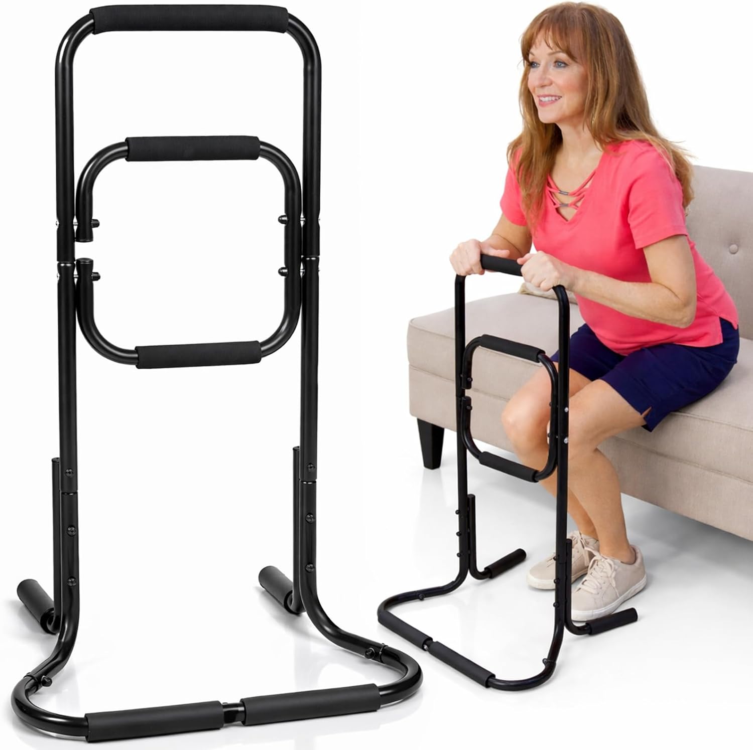 Vive Chair Stand Assist for Elderly - Portable Standing up Assistance for Seniors - Self Lift Aid Disabled & Handicap Fall Prevention - Side Walker Aid - Help You Get up from Couch, Bed, & Floor