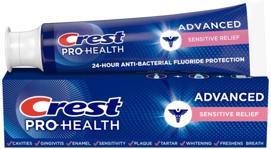 Crest Pro-Health Advanced Sensitive & Enamel Shield Toothpaste, 5.1 Ounce (Pack of 1) - Packaging May Vary