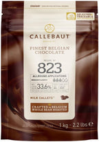 Callebaut No 823 Finest Belgian Milk Chocolate Callets Couverture 33.6% - 1Kg