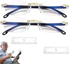 2 pcsAuto Focus Glasses,Automatic Zoom Reading Intelligent Anti-Blue Light Presbyopia Glass,Self Adjusting Presbyopia Glass.