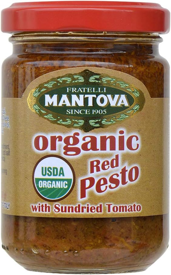 Mantova Organic Red Pesto, 4.6 Ounce (Pack of 4)
