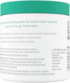 Dove Deodorant Cleansing Pads For Women Neutralize Odor & Gently Exfoliate To Refine Skin Texture, Fresh Water Lilly Scent,60 pads