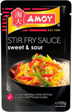 Amoy Straight to Wok Tangy Sweet & Sour Stir Fry Sauce (120g) - Pack of 2