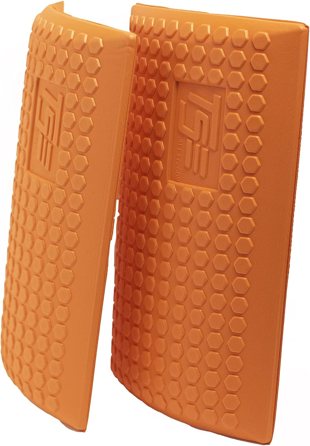 TSE Safety TSE-PPKS TSE-PRO Heavy Duty Padding Pocket Knee Savers with Extra Thick Foam Cushion, Soft Inner Liner, Adjustable One Size, Hi-Viz Orange