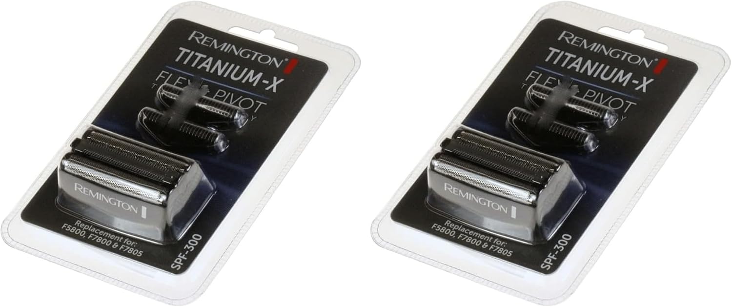 Remington Titanium-X Flex & Pivot Foil and Cutter F5800 & F7800 (Pack of 2)
