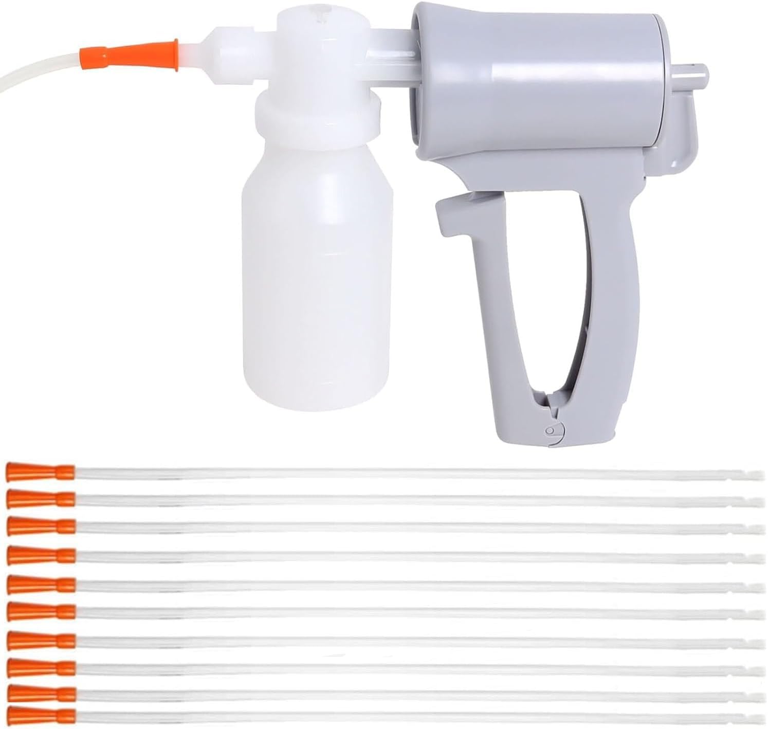 Handheld Manual Suction Pump Portable Hand Help Suction Pump with 10 Soft Tubes
