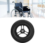 Wheelchair Front Wheels, 10 x 2inch Solid Wheel Replacement for Wheelchairs, Rollators, Walkers, with Anti Skid, Universal Rollator Walker Replacement Caster